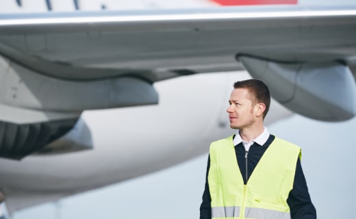 Proteção de aeronave estacionada